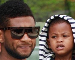 Usher se synem