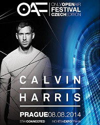 Calvin Harris - OnlyOpenAir Festival flyer
