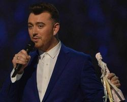 Sam Smith na Brit Awards 2015