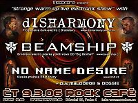 Plakát - Beamship + NND a Disharmony