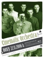 The Cinematic Orchestra, Roxy, Praha, 22.10.2006 - plakát N