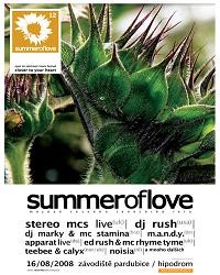 Summer Of Love 2008 flyer