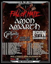 Amon Amarth flyer (Full Of Hate Tour)