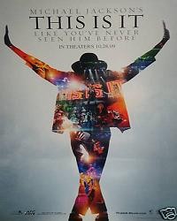 Michael Jackson - This Is It Movie flyer