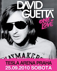David Guetta Praha plakát