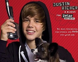 Justin Bieber for PETA