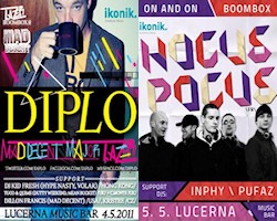 Diplo + Hocus Pocus Boombox koláž