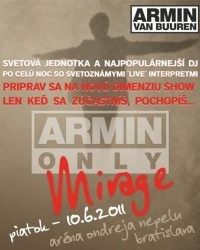 Armin Only - Mirage Bratislava flyer