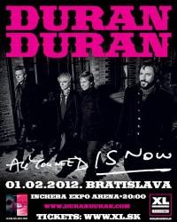 Duran Duran Bratislava 2012 flyer