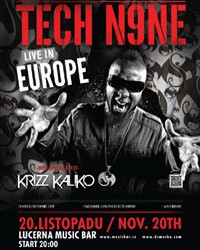 Tech N9ne v Lucerna Music Baru flyer