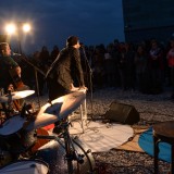 Skupina 05 a Radeček koncertovala na střeše Café Vítkov
