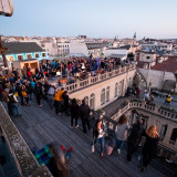 Zrní - Černá Hodinka a Půl na střeše Lucerny, Praha, 16.4.2019 (fotogalerie)