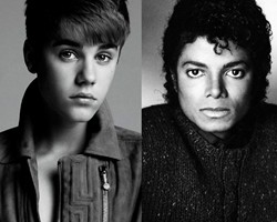 Justin Bieber a Michael Jackson