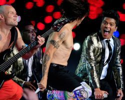 Bruno Mars a Red Hot Chilli Peppers