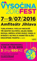 Vysočina Fest 2016 plakát