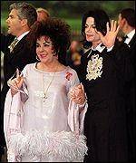 Michael Jackson a Liz Taylor