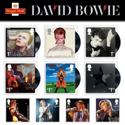 David Bowie známky