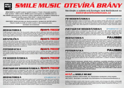 Smile Music otevírá brány