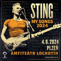 Sting v Plzni plakát