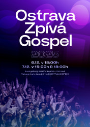 Ostrava zpívá gospel plakát