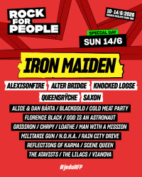 Rock for People 2026 neděle plakát