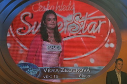 Věra Zedeková, Česko hledá SuperStar 3, 7. finále vyhlášení výsledků, 4.12.2006, small 3