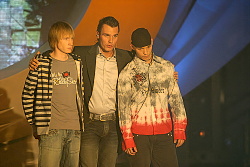 Zbyněk Drda, Leoš Mareš, David Spilka, Česko hledá SuperStar 3, 7. finále vyhlášení výsledků, 4.12.2006, small 6