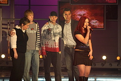 Leona Černá, Zbyněk Drda, Barbora Zemanová, David spilka, Česko hledá SuperStar 3, 7. finále vyhlášení výsledků, 4.12.2006, small 9