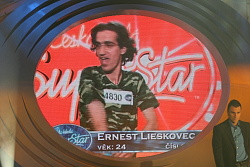 Ernest Lieskovec, Česko hledá SuperStar 3, 8. finále vyhlášení výsledků, 12.12.2006, small 4