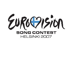 Logo Eurovize Finsko 2007 bílé