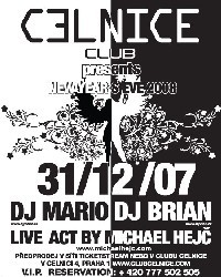 Celnice Ibiza New Year flyer