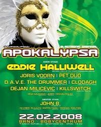 Apokalypsa 28. Electronic Carneval flyer