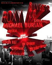 Roxy - Silvestr 2008 flyer