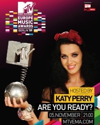 Katy Perry MTV EMA flyer