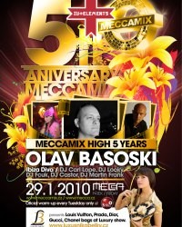 Meccamix High 5 Years flyer