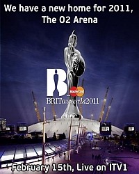 Brit Awards 2011 flyer