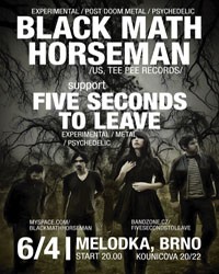 Black Math Horseman flyer