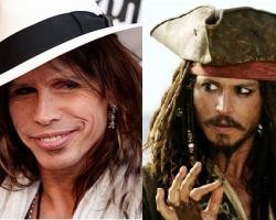 Johnny Depp, Steven Tyler