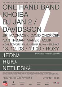Jedna ruka netleská plakát