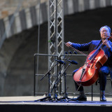 Yo-Yo Ma, ponton u Slovanského ostrova, Praha, 4.9.2021